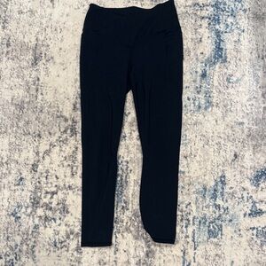 Fabletics Black High-Waisted Crossover Leggings